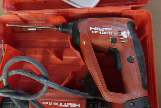 Elværktøj HILTI SF 4000 samt SMI 55 Plus