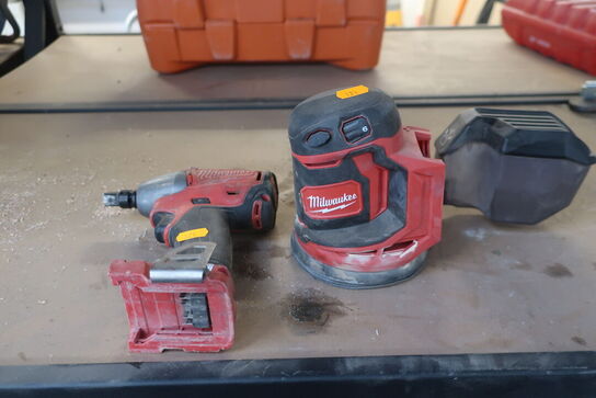 Sliber & slagnøgle MILWAUKEE (akku)