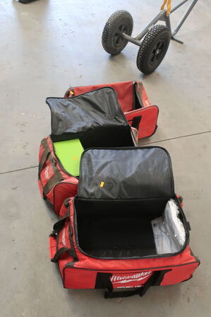 3 stk. tomme MILWAUKEE værktøjskasser