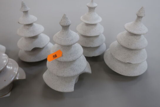 8 stk. juletræer KER 