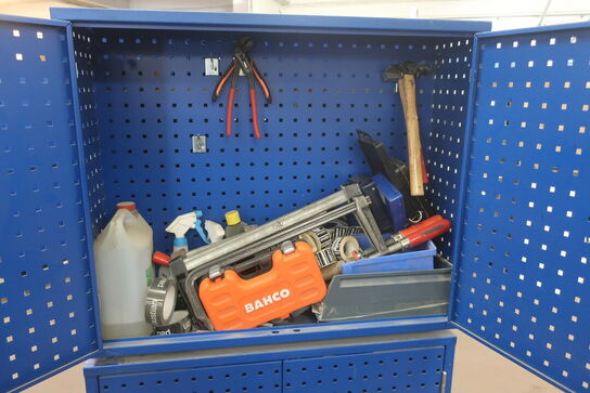 Værkstedsvogn med indhold