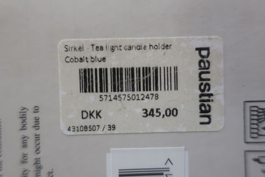 7 stk. lysestager NEDRE FOSS SIRKEL 