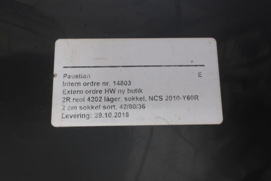 3 stk. skabe PAUSTIAN 