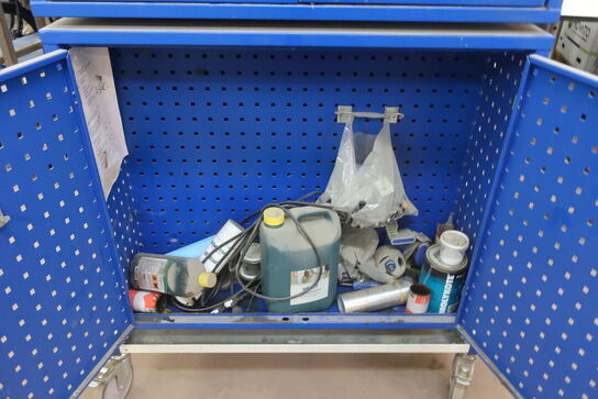 Værkstedsvogn med indhold