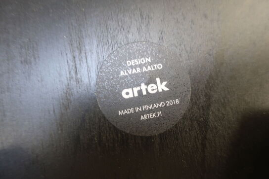 Skammel og 4 stk. affalsspande 