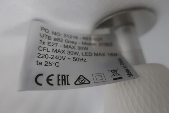 Pendel MUUTO UTB Ø82 grey 21352