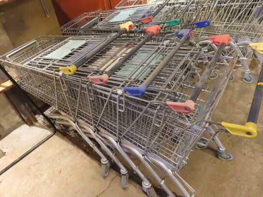 13 stk. Indkøbsvogne
