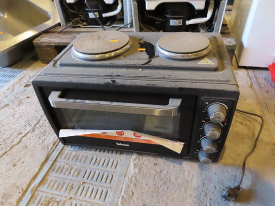 Miniovn med kogeplader