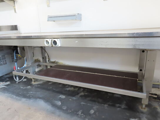 El hæve/sænke rustfri bord