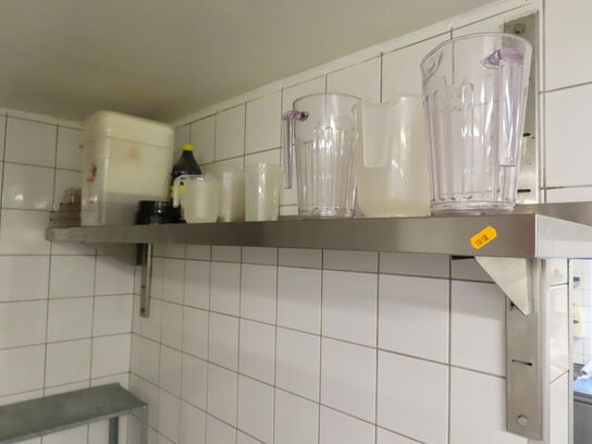 Rustfri stål hyldesystem med 3 hylder