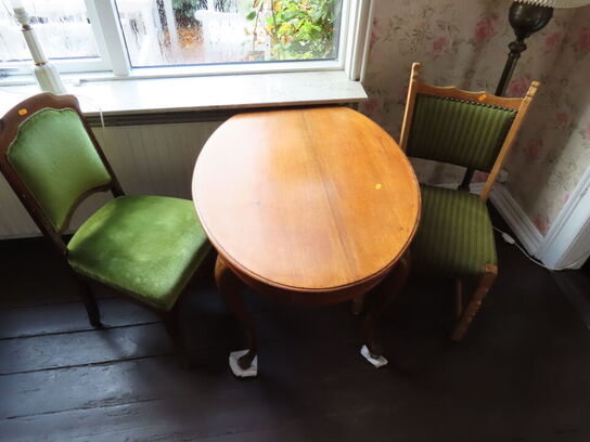 Rokoko møbler - Bord med 2 stk. stole