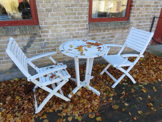 Cafebord med 2 stole JUTLANDIA