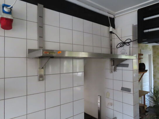 Rustfri stål hyldesystem med 5 hylder