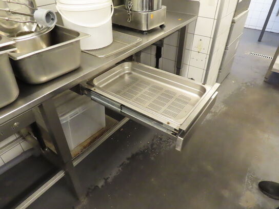 El hæve/sænke rustfri stålbord