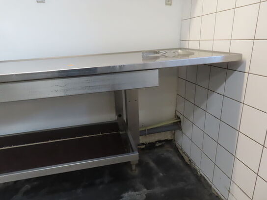 El hæve/sænke rustfri bord