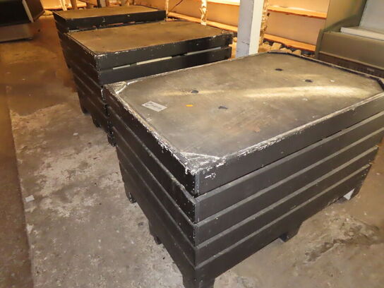 6 stk. palleopsatser, brugt til præsentation af frugt/grønt