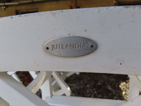 Havebord med bænk og 4 stk. stole JUTLANDIA