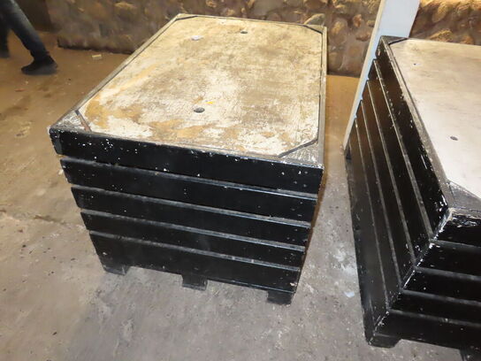 6 stk. palleopsatser, brugt til præsentation af frugt/grønt