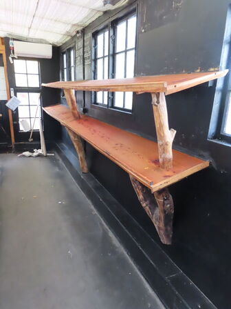 Reolsystem/træplanker (selvbyg)