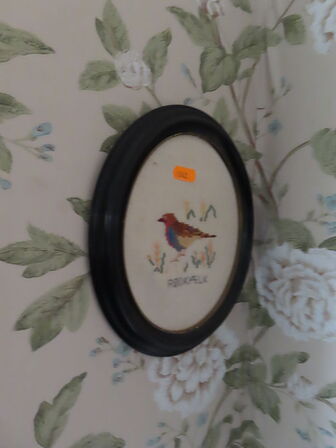 Rokoko spejl og lille billedramme