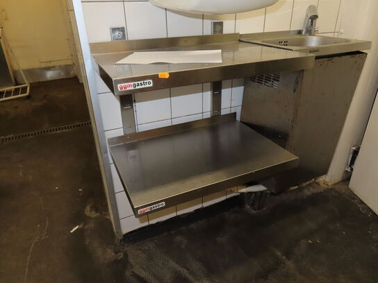 Rustfri stål hyldesystem med 7 hylder