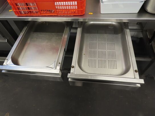 El hæve/sænke rustfri stålbord