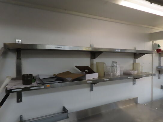 Rustfri stål hyldesystem med 7 hylder