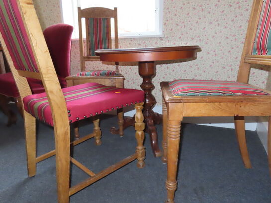 Rokoko bord med 3 stk. stole