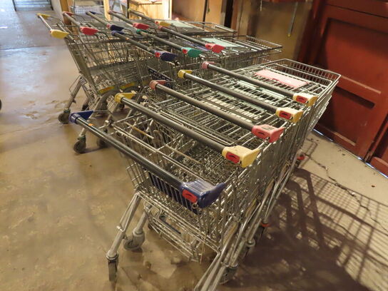 13 stk. Indkøbsvogne