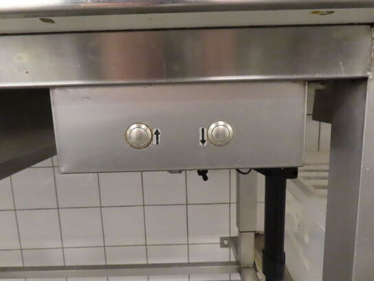 El hæve/sænke rustfri stålbord