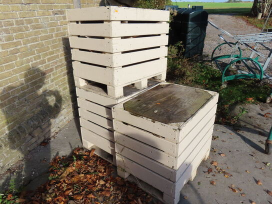 3 stk. palleopsatser, brugt til præsentation af frugt/grønt