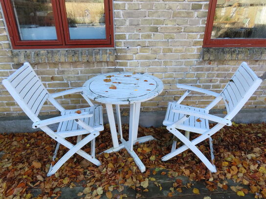 Cafebord med 2 stole JUTLANDIA