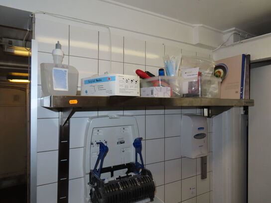 Rustfri stål hyldesystem med 7 hylder