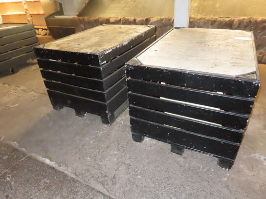 6 stk. palleopsatser, brugt til præsentation af frugt/grønt