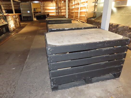 6 stk. palleopsatser, brugt til præsentation af frugt/grønt