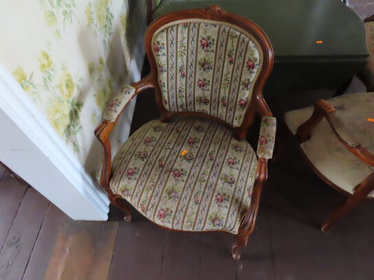 Rokoko møbler - Sofa, bord og 3 stk. stole