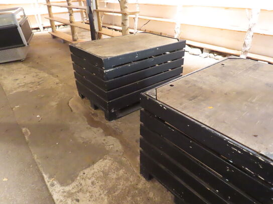 6 stk. palleopsatser, brugt til præsentation af frugt/grønt