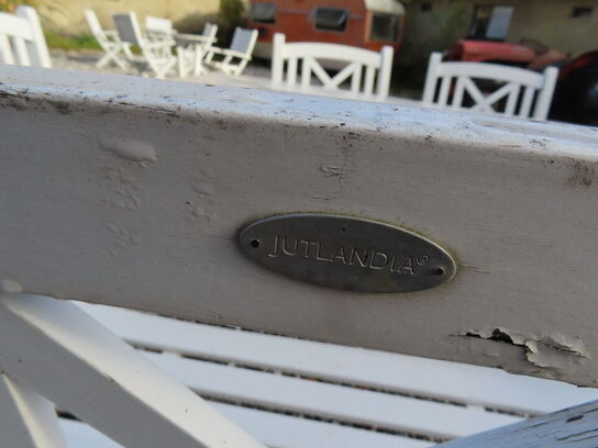 Havebord med bænk og 4 stk. stole JUTLANDIA