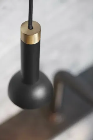 Halo design pendel torch sort/antique(ubrugt)