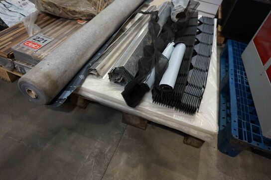 2 paller med byggematerialer 