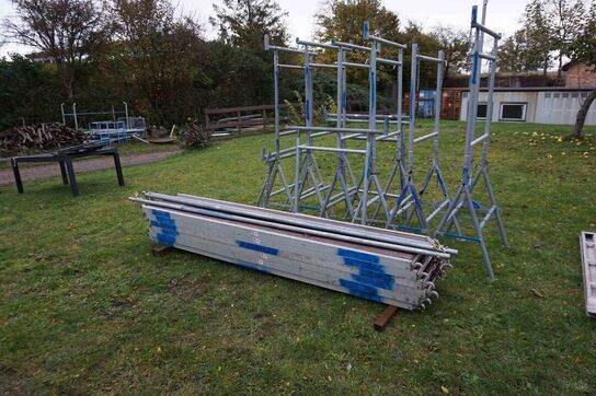 Bukke stillads med jumbo plader