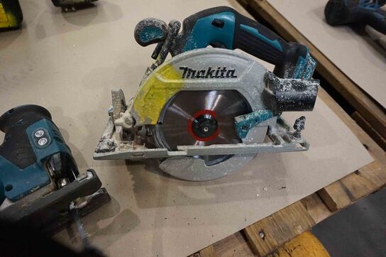 Makita stiksav og rundsav med et batteri 