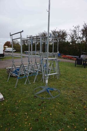 Bukke stillads med jumbo plader