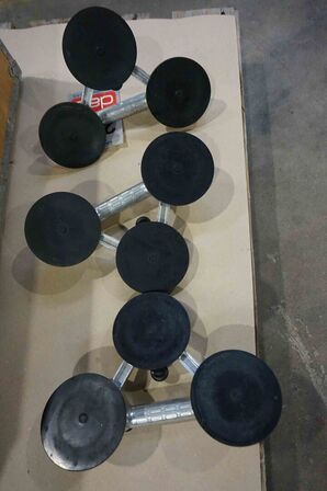 3 stk Glasløfter  3-sugekopper  