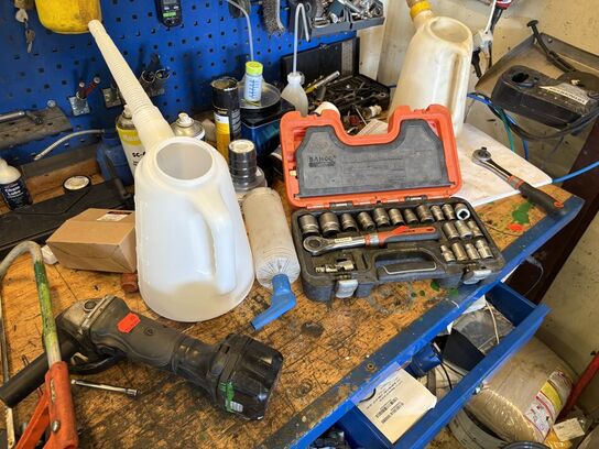 Filebænk med indhold