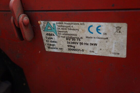 Båndsliber ANMA BV 20 75