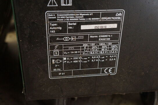 Svejseværk MIGATRONIC AUTOMIG 183