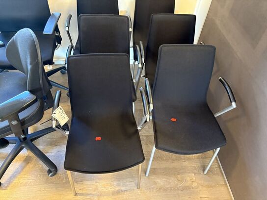 11 stk. stole & 2 stk. skillevægge