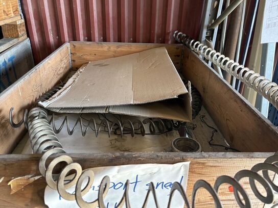 Indhold på pallereol af diverse el-artikler