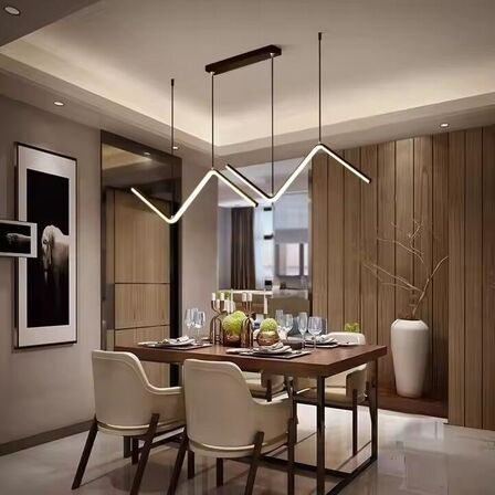 Pendellampe LED i sort – 90 cm